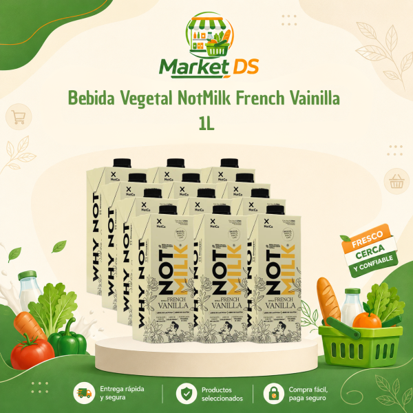 Bebida Vegetal NotMilk French Vainilla 1L