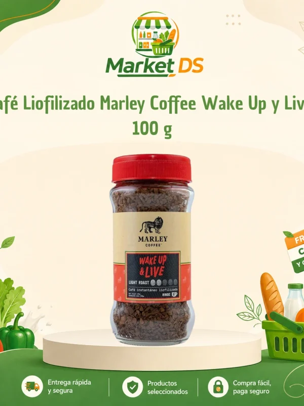 Café Liofilizado Marley Coffee Wake Up & Live 100 g