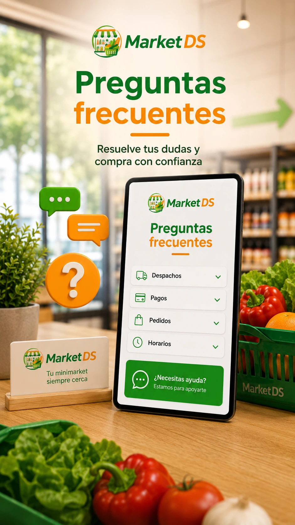 Preguntas frecuentes MarketDS